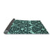 Sideview of Abstract Light Blue Modern Rug, abs505lblu