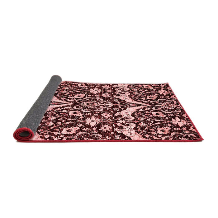 Abstract Red Modern Area Rugs