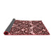 Abstract Red Modern Area Rugs