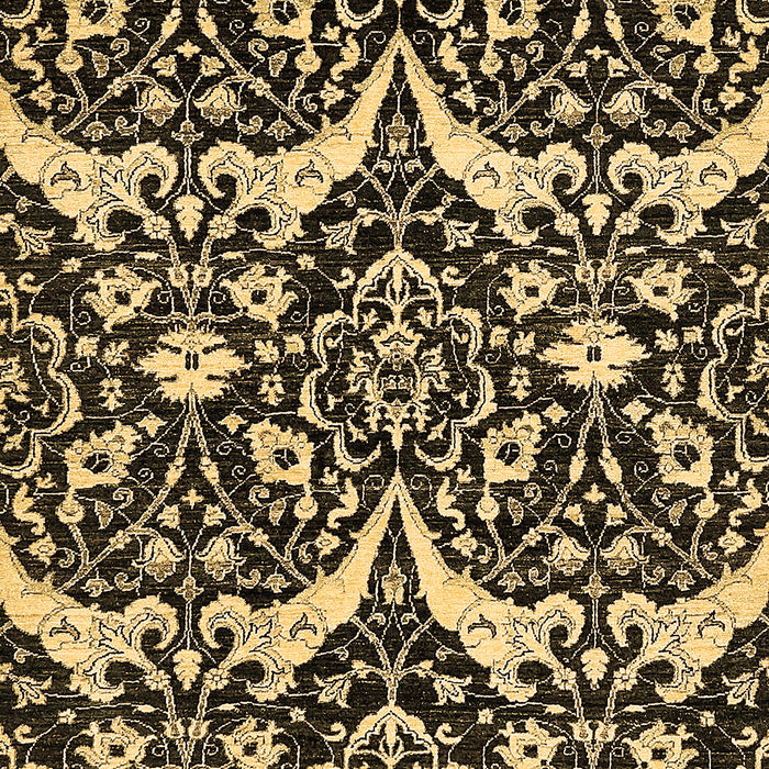 Abstract Brown Modern Rug, abs505brn