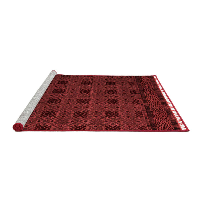 Modern Red Washable Rugs