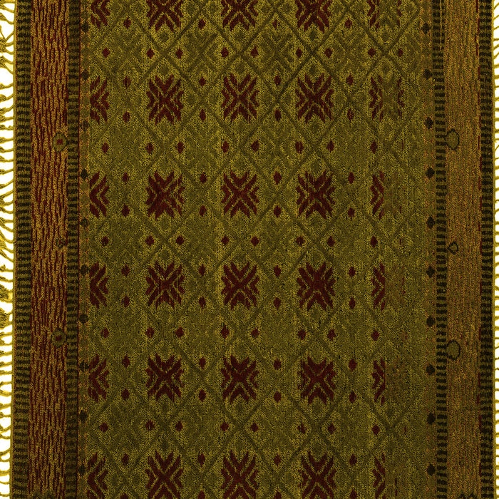 Square Abstract Yellow Modern Rug, abs5060yw