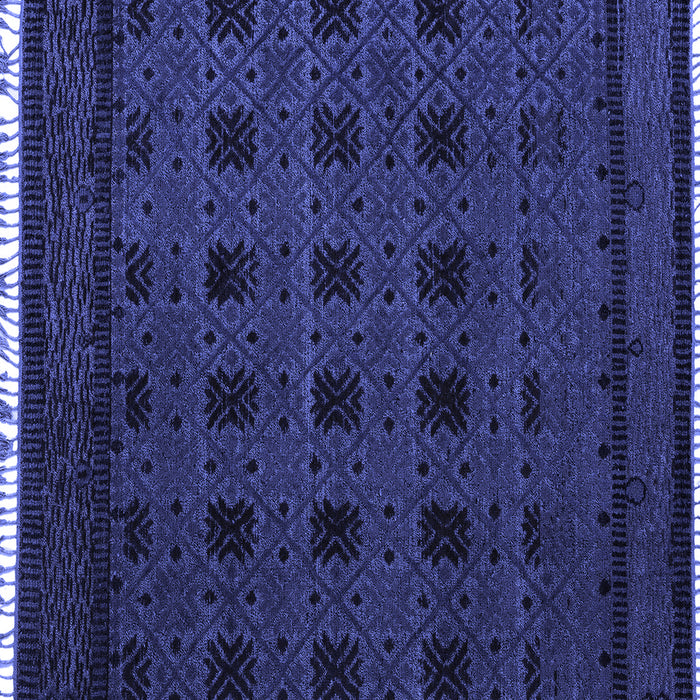 Square Machine Washable Abstract Blue Modern Rug, wshabs5060blu