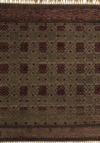 Abstract Brown Modern Rug, abs5060brn