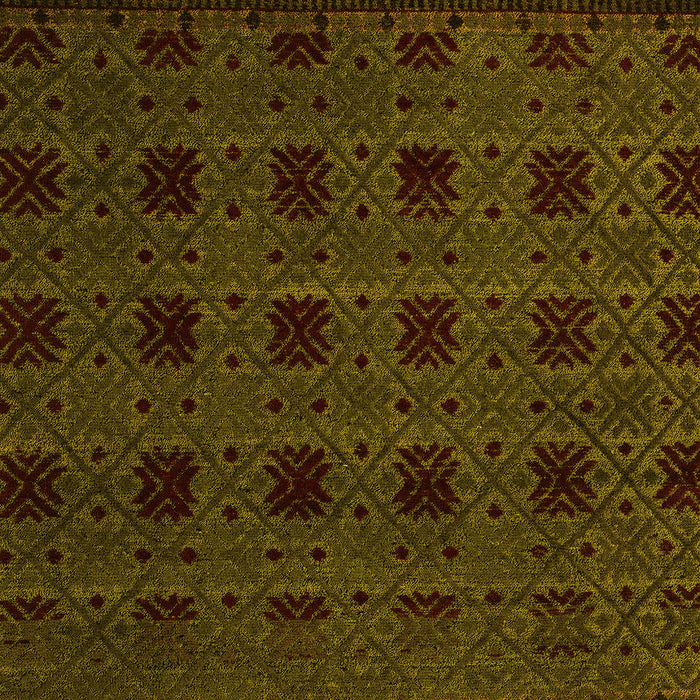 Abstract Yellow Modern Rug, abs5060yw