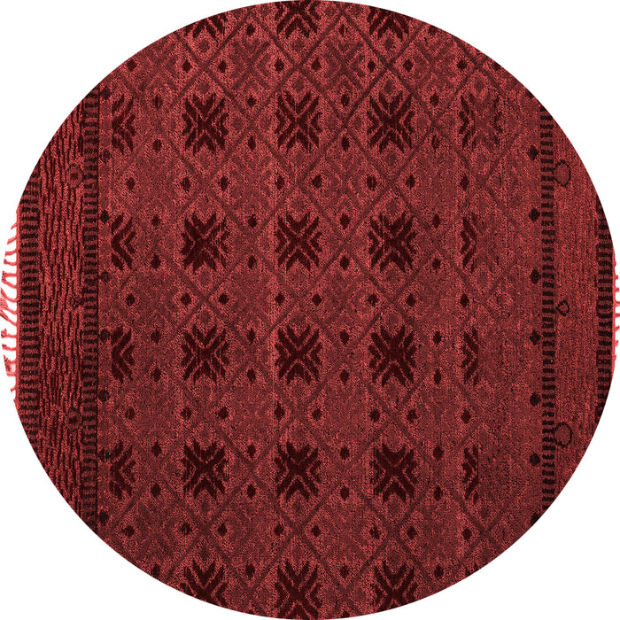 Machine Washable Abstract Red Modern Rug, wshabs5060red