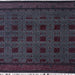 Square Machine Washable Abstract Grape Purple Rug, wshabs5060