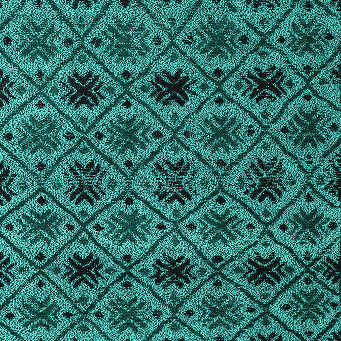 Abstract Turquoise Modern Rug, abs5061turq