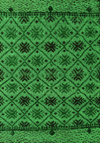 Abstract Green Modern Rug, abs5061grn