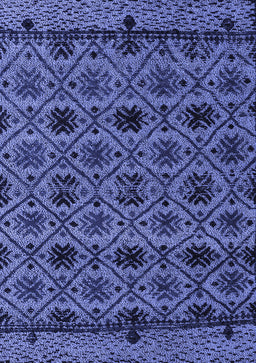 Abstract Blue Modern Rug, abs5061blu