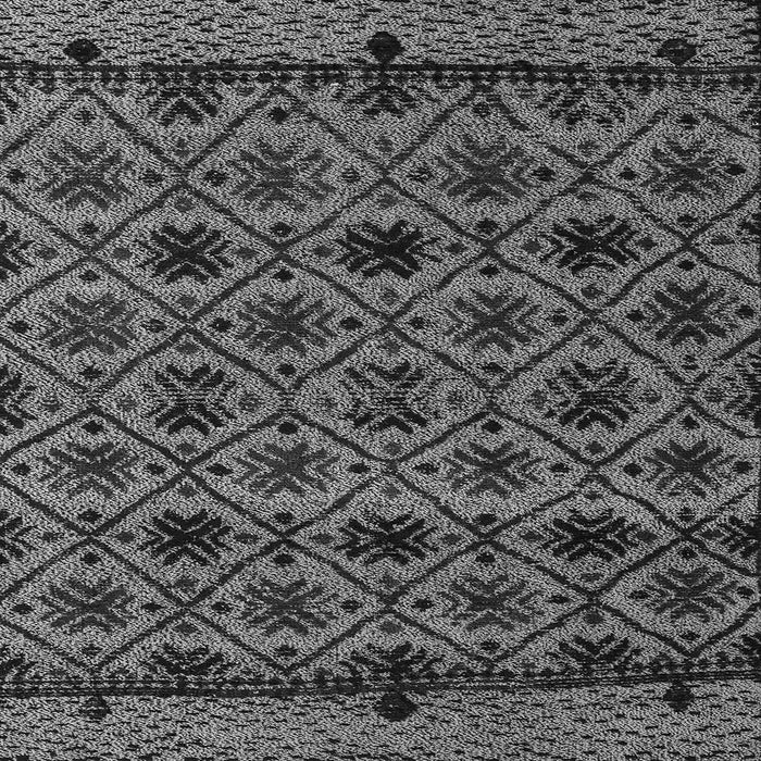 Square Abstract Gray Modern Rug, abs5061gry