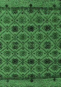 Abstract Emerald Green Modern Rug, abs5061emgrn