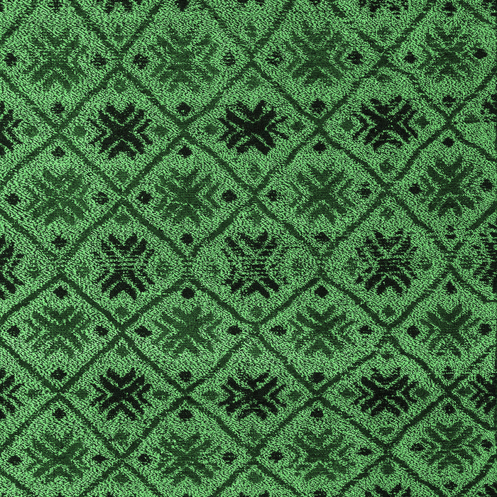 Abstract Emerald Green Modern Rug, abs5061emgrn