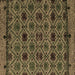 Square Abstract Brown Modern Rug, abs5061brn