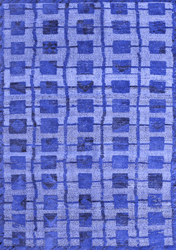 Abstract Blue Modern Rug, abs5062blu
