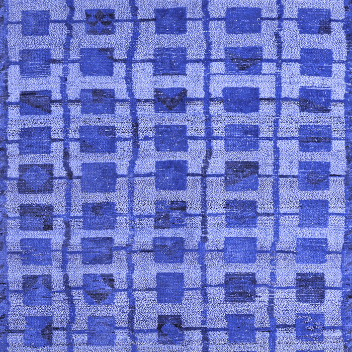 Abstract Blue Modern Rug, abs5062blu