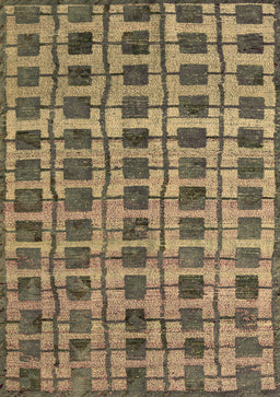 Abstract Brown Modern Rug, abs5062brn