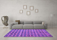 Machine Washable Abstract Pink Modern Rug, wshabs5062pnk