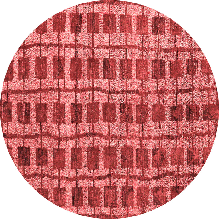 Machine Washable Abstract Red Modern Rug, wshabs5062red