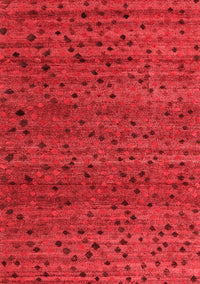 Abstract Red Modern Rug, abs5063red