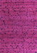 Machine Washable Abstract Purple Modern Area Rugs, wshabs5063pur