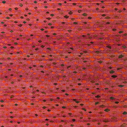 Square Machine Washable Abstract Red Rug, wshabs5063