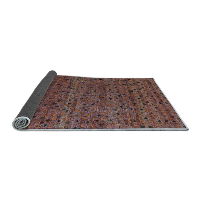 Sideview of Abstract Light Blue Modern Rug, abs5063lblu