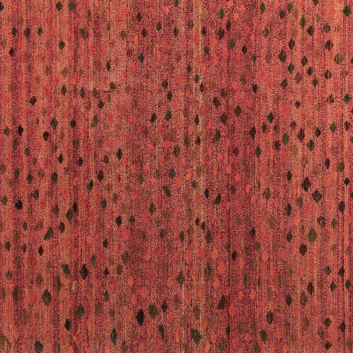 Square Machine Washable Abstract Brown Modern Rug, wshabs5063brn