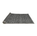 Sideview of Abstract Gray Modern Rug, abs5063gry