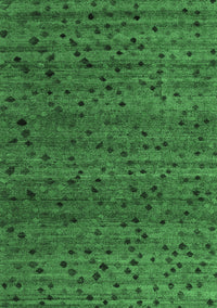 Abstract Emerald Green Modern Rug, abs5063emgrn