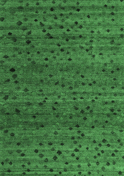Abstract Emerald Green Modern Rug, abs5063emgrn
