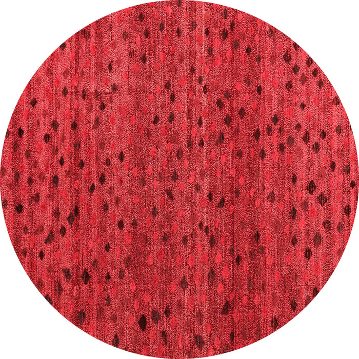 Abstract Red Modern Rug, abs5063red