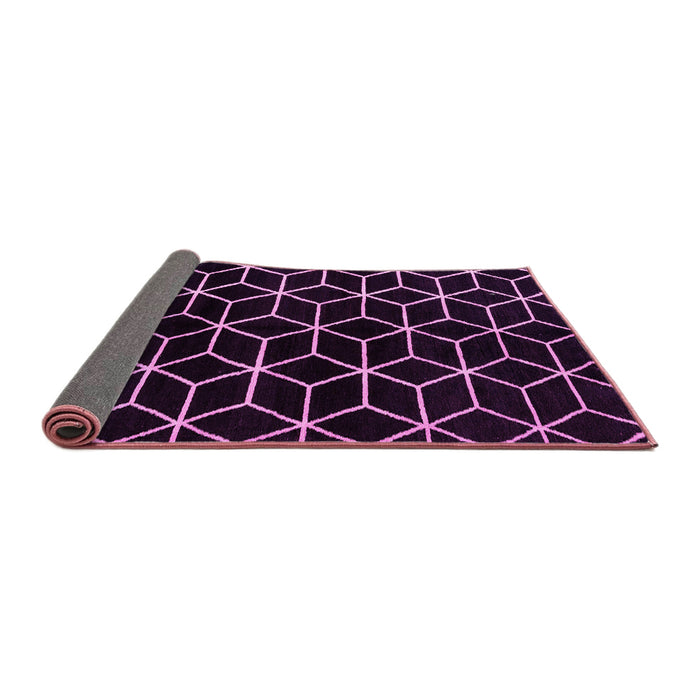 Sideview of Abstract Pink Modern Rug, abs5064pnk