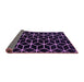 Sideview of Abstract Purple Modern Rug, abs5064pur