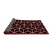 Abstract Red Modern Area Rugs