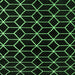 Square Abstract Emerald Green Modern Rug, abs5064emgrn