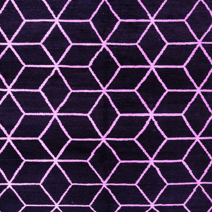 Machine Washable Abstract Purple Modern Area Rugs, wshabs5064pur