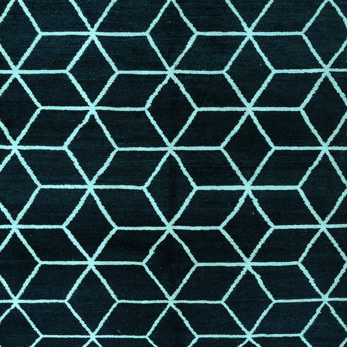 Abstract Light Blue Modern Rug, abs5064lblu