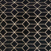 Square Abstract Coffee Brown Modern Rug, abs5064