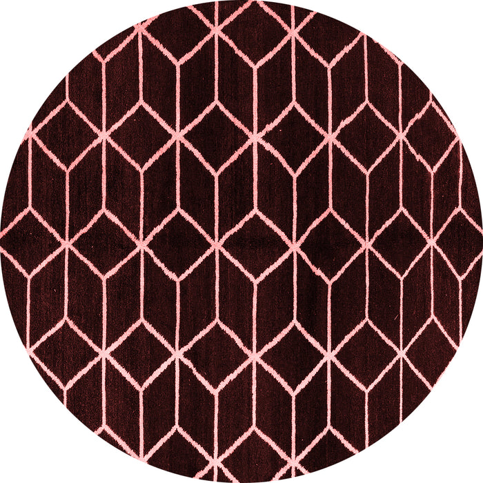 Machine Washable Abstract Red Modern Rug, wshabs5064red