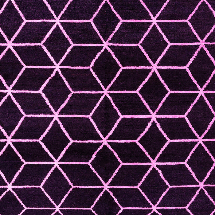 Machine Washable Abstract Pink Modern Rug, wshabs5064pnk