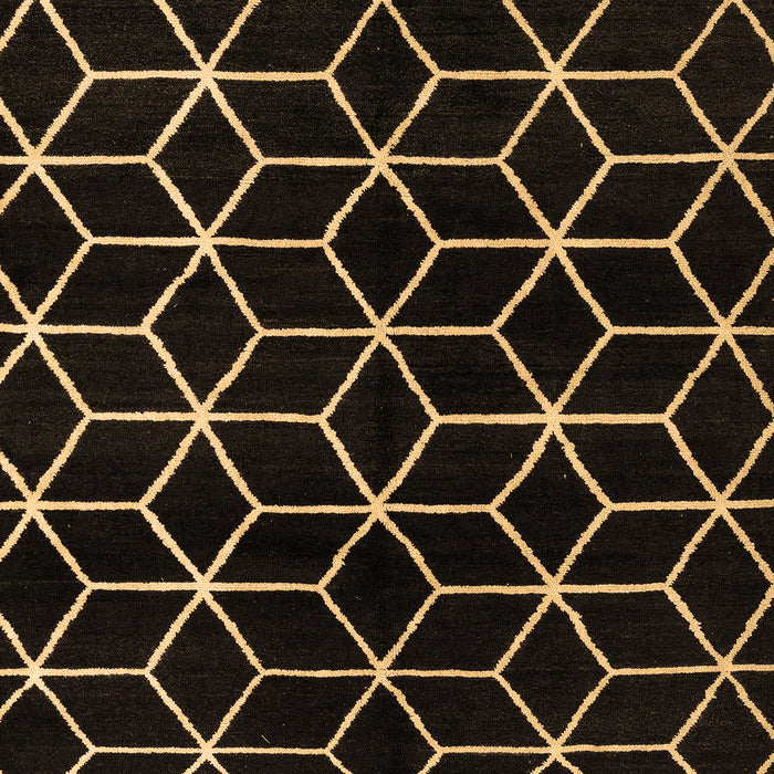 Abstract Brown Modern Rug, abs5064brn