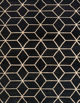 Abstract Coffee Brown Modern Rug, abs5064