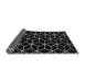 Sideview of Abstract Gray Modern Rug, abs5064gry