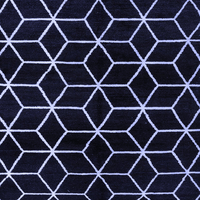 Abstract Blue Modern Rug, abs5064blu