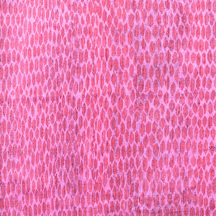 Square Machine Washable Abstract Pink Modern Rug, wshabs5065pnk