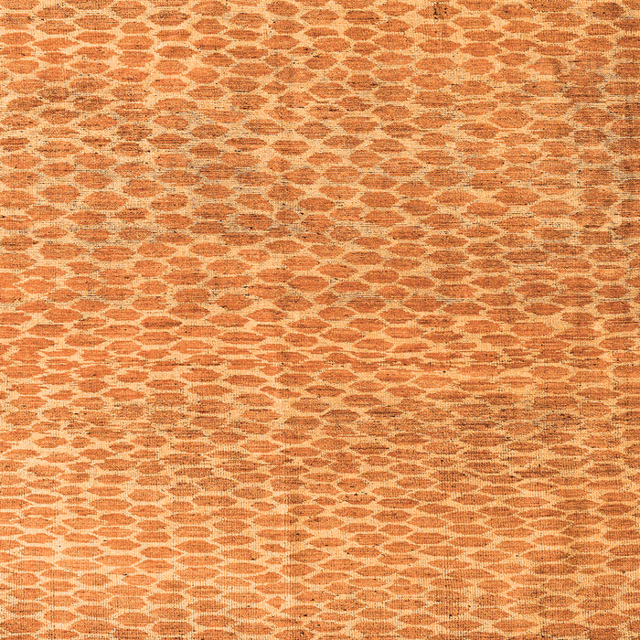 Square Abstract Orange Modern Rug, abs5065org
