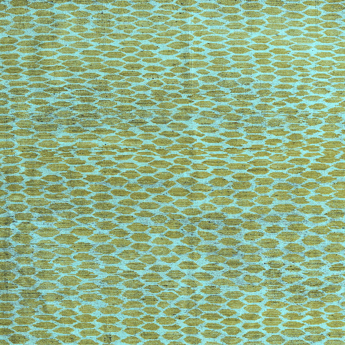 Square Abstract Light Blue Modern Rug, abs5065lblu