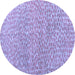 Round Machine Washable Abstract Blue Modern Rug, wshabs5065blu