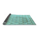 Sideview of Solid Light Blue Modern Rug, abs5066lblu